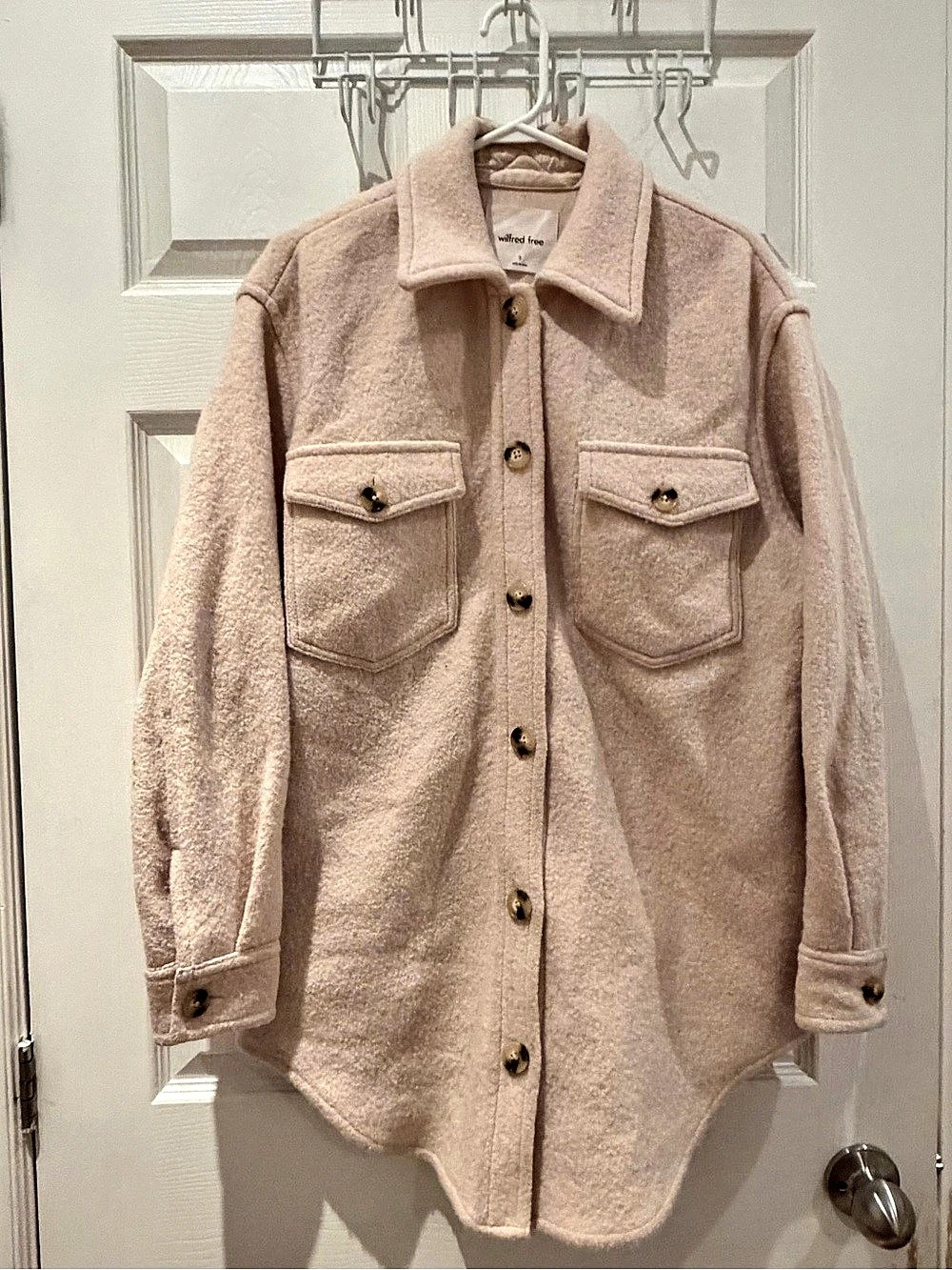 Wilfred Free The Ganna Shirt Jacket Pink